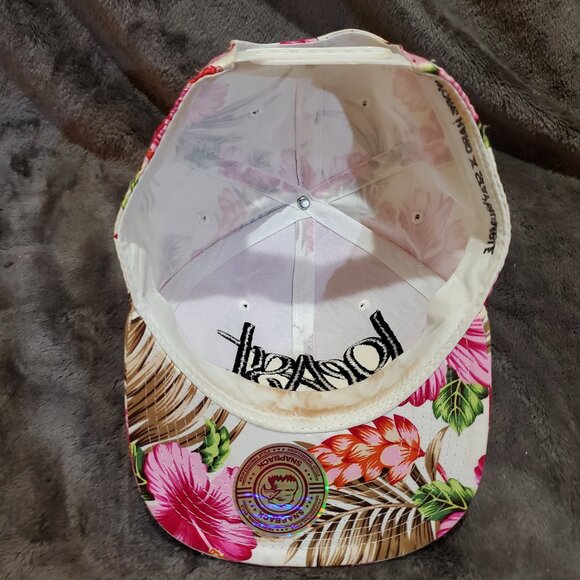 BEAST "Work Hard-Stay Humble" Floral Print Hat Cap Snapback Hawaiian Flowers - Picture 9 of 10